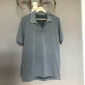 lululemon athletica Gray Polo Shirt